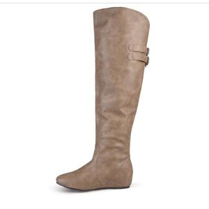 NWT Journee Over-the-Knee Wedge Riding Boots